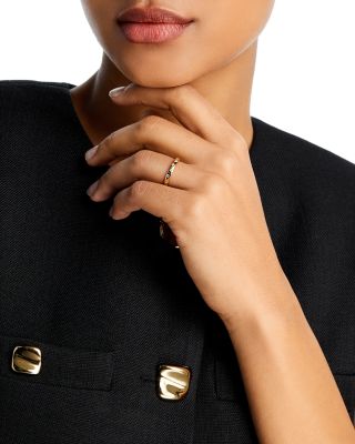 Diamond Band in 14K Yellow Gold, 0.10 tcw