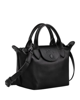 Le Pliage Xtra Top Handle XS Leather Crossbody