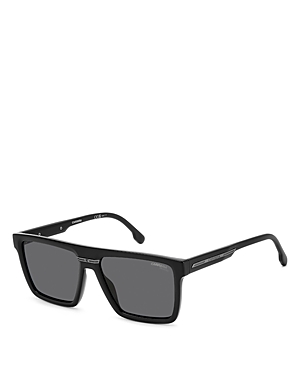 Carrera Victory Flat Top Sunglasses, 58mm In Black