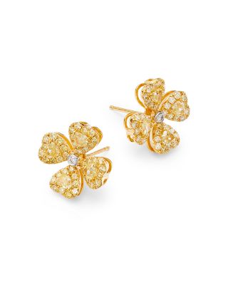 White & Yellow Diamond Pav&eacute; Bypass Ring in 14K White & Yellow Gold 1.65 tcw