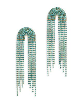 Deepa by Deepa Gurnani Warren Rhinestone Drop Earrings