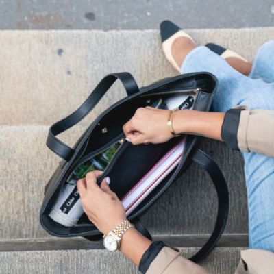 The Faux Leather Insulated Tote