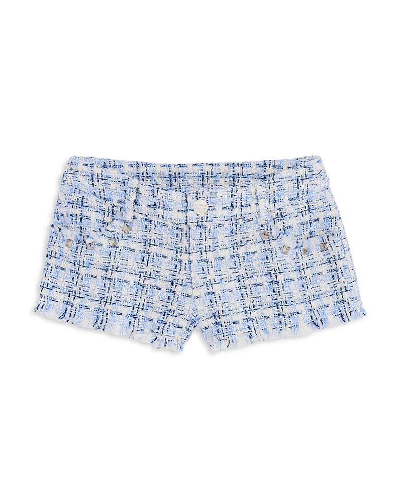 Shop Katiejnyc Girls' Ash Shorts - Big Kid In Blue Boucle