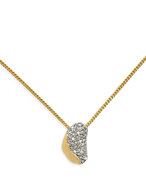 ALEXIS BITTAR SOLANALES CRYSTAL SMALL PEBBLE NECKLACE, 14