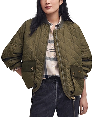 BARBOUR BOWHILL QUILTED ZIP FRONT JACKET