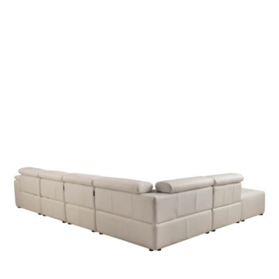 Nuvola 6-Piece Power Reclining Leather Sectional