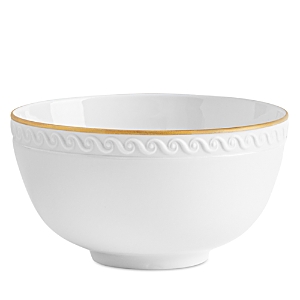 L'objet White Neptune Cereal Bowl In Gold