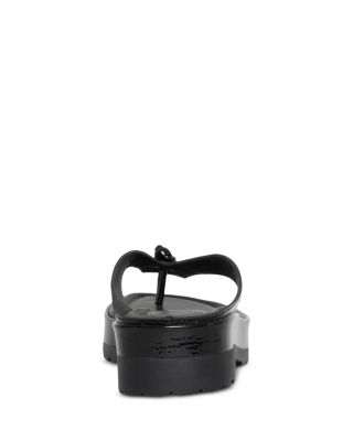 Women&#39;s Slip On Thong Platform Sandals