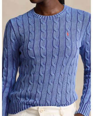 Cotton Cable Knit Sweater