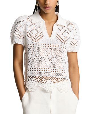 Lauren ralph lauren lace top best sale