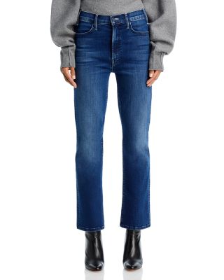 The Hustler High Rise Ankle Flare Jeans in Heirloom
