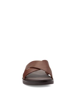 Men's Nantucket Cross Strap Slip On Slide Sandals