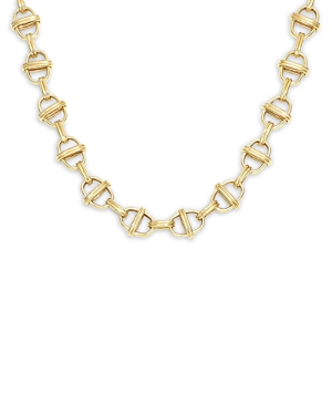 14K Yellow Gold Marina Link Chain Necklace, 18