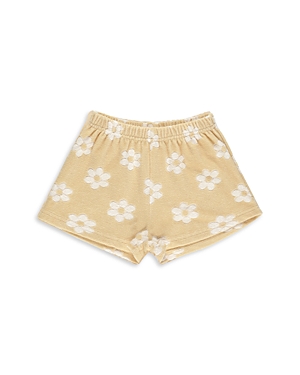 Shop Rylee + Cru Girls' Terry Track Shorts - Little Kid In Yellow