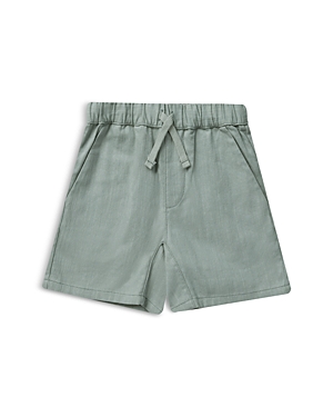 Shop Rylee + Cru Boys' Cotton Bermuda Shorts - Little Kid In Aqua
