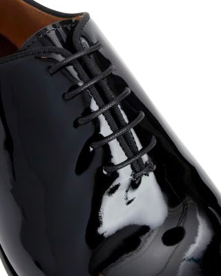 Men's Angelo Patent Lace Up Oxford Dress Shoes