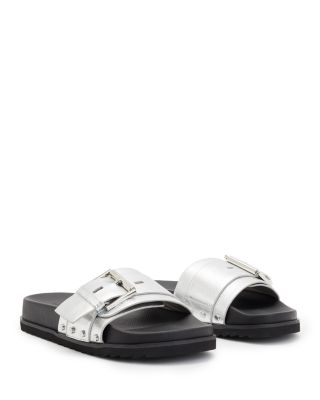 Allsaints Women's Ellie Studded Slide Sandals