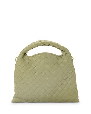 Mini Hop Intrecciato Leather Shoulder Bag