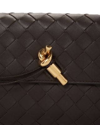 Bottega Veneta Mini Andiamo Intrecciato Leather Crossbody