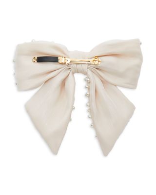 Lele Sadoughi Natalia Faux Pearl Bow Barrette | Bloomingdale display picture 1