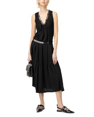 Pinko Nemesi Sleeveless Midi Dress