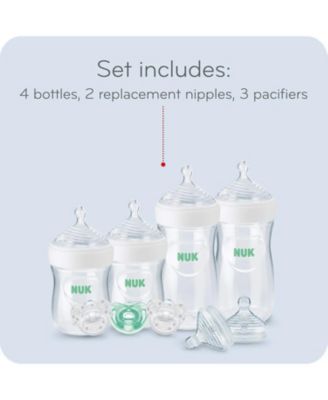 Simply Natural 9 piece Baby Bottles with SafeTemp Gift Set - Neutral