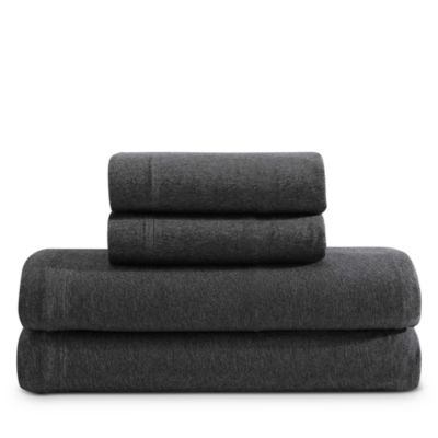 Modern M&eacute;lange Jersey 4 Piece Sheet Set, Queen