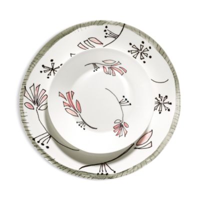 Marni Fiore Rosa Small Deep Serving Plate