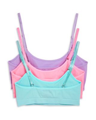 Girls' Seamless Cami Bralette, 3 Pack - Big Kid