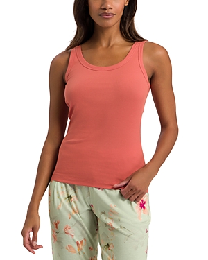 Hanro Sleep & Lounge Tank Top In Apricot Brown