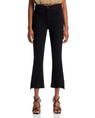 The Insider High Rise Crop Step Fray Bootcut Jeans in Not Guilty