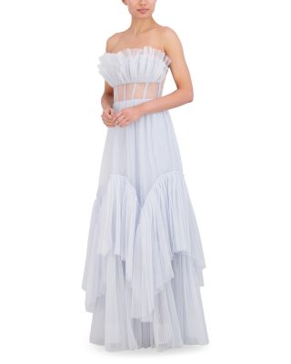Tiered Ruffle Maxi Gown