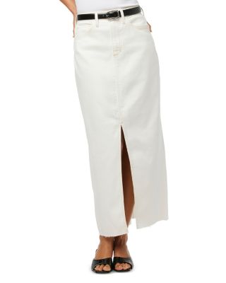 Insight white denim skirt best sale