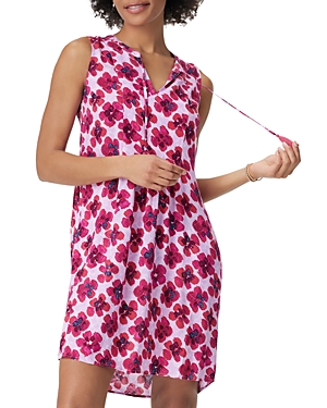 Nic + Zoe In Bloom Sleeveless Dress In Pink Multi