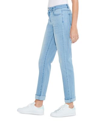Mid Rise Girlfriend Jeans in Breeze & Atlantic