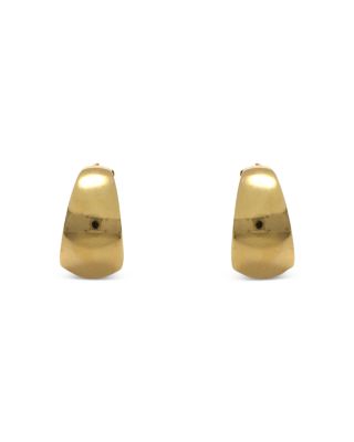 Bloomingdale's Fine Collection - Polished Hoop Drop Earrings in 14K Yellow Gold