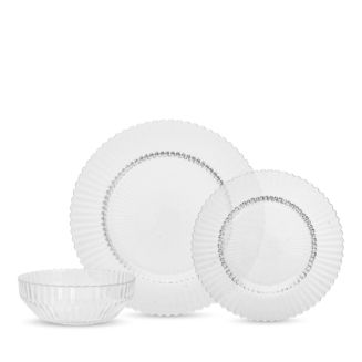 Fortessa Archie Clear 12 Piece Dinnerware Set
