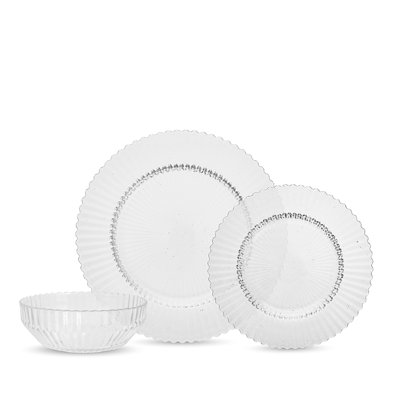 Fortessa Archie 12-piece Dinnerware Set In Clear