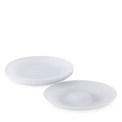 La Jolla White Salad/Dessert Plate, Set of 4