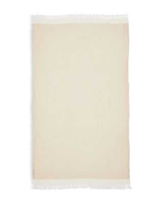 Cotton Border Stripe Scarf