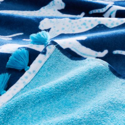 Leaping Leopard Beach Towel