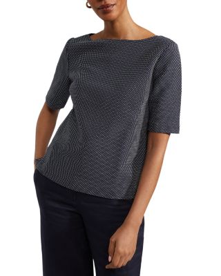 HOBBS LONDON - Nyla Polka Dot Top