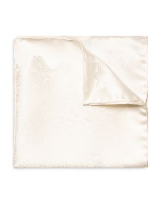 Eton - Paisley Jacquard Silk Pocket Square