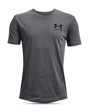 Shop Under Armour Boys' Sportstyle Logo Graphic Tee - Big Kid In Pitch Gray