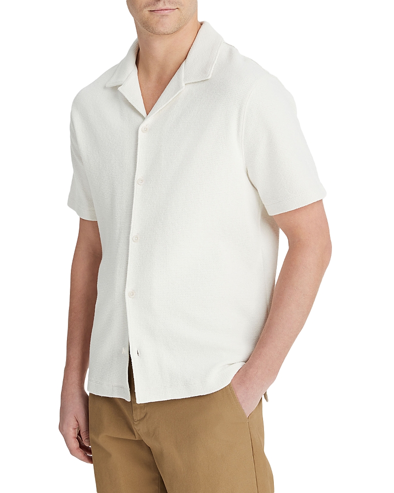 Vince Boucle Button Down Camp Shirt