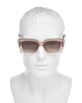 Triomphe Geometric Sunglasses, 55mm
