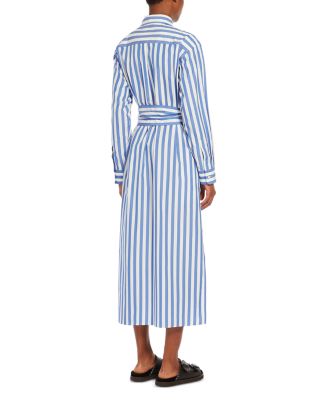 ワンピースその他 'S Max Mara White/blue striped shirt dress Weekend Max Mara Falasco Shirt Dress | Bloomingdale's