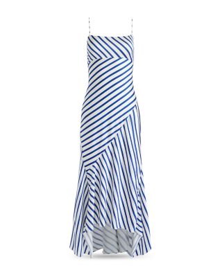 Alice and Olivia Rosa Sleeveless Paneled Midi Slip Dress