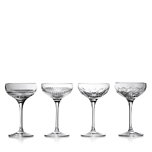 Shop Waterford Mixology Coupe Glass, Set Of 4 In Clear