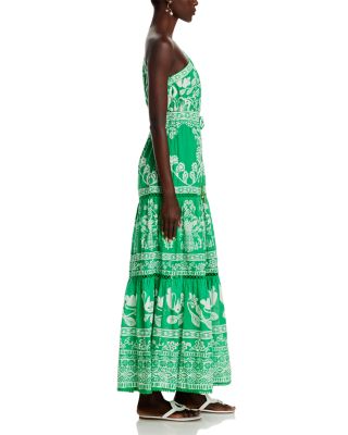 FARM Rio Sweet Garden Green Maxi Dress | Bloomingdale's Women